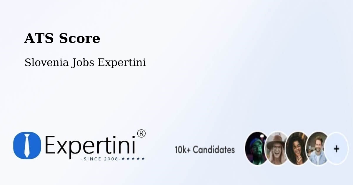 Resume ATS Score & Job Description Match Tool – Tabor - Slovenia Jobs Expertini