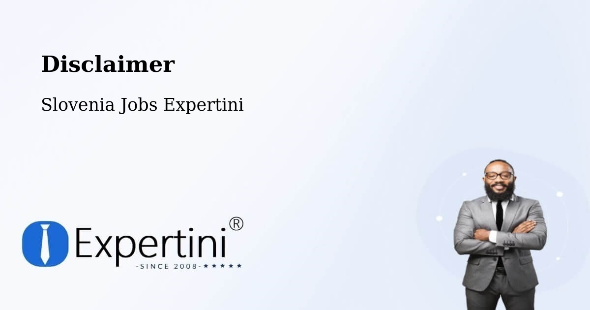 Disclaimer – Tabor - Slovenia Jobs Expertini