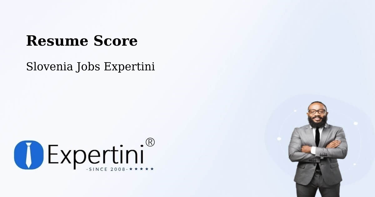 Resume Score & Job Description Match Tool – Tabor - Slovenia Jobs Expertini